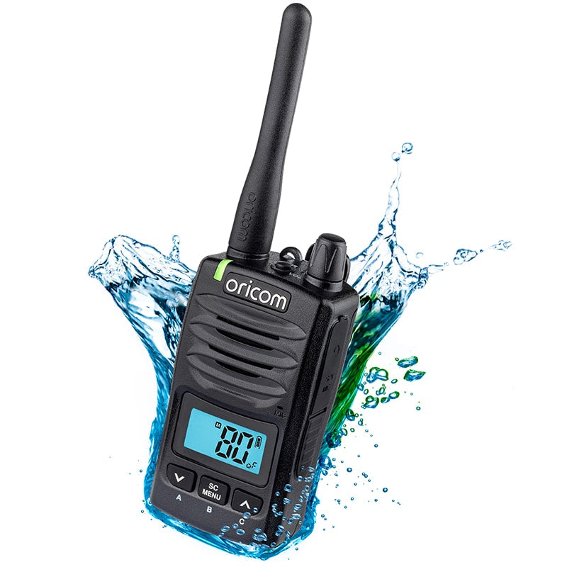 Load image into Gallery viewer, Oricom DTX600 Waterproof 5 Watt Handheld UHF CB Radio
