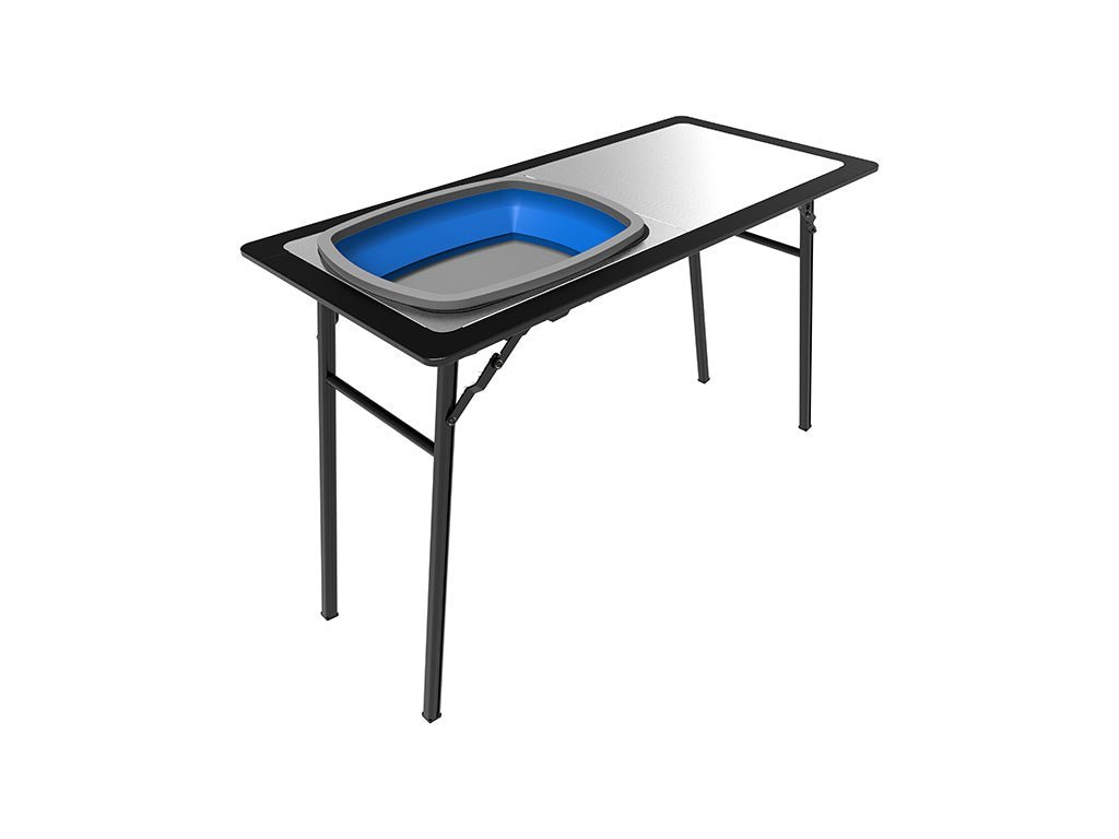 Pro Stainless Steel Prep Table with Foldaway Basin - by Front Runner | Front Runner | A247 Gear