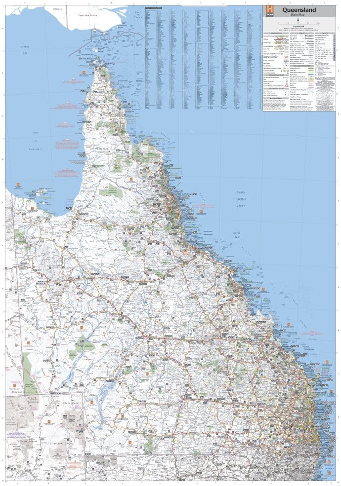 Queensland State Map | Hema Maps - Maps | A247 Gear