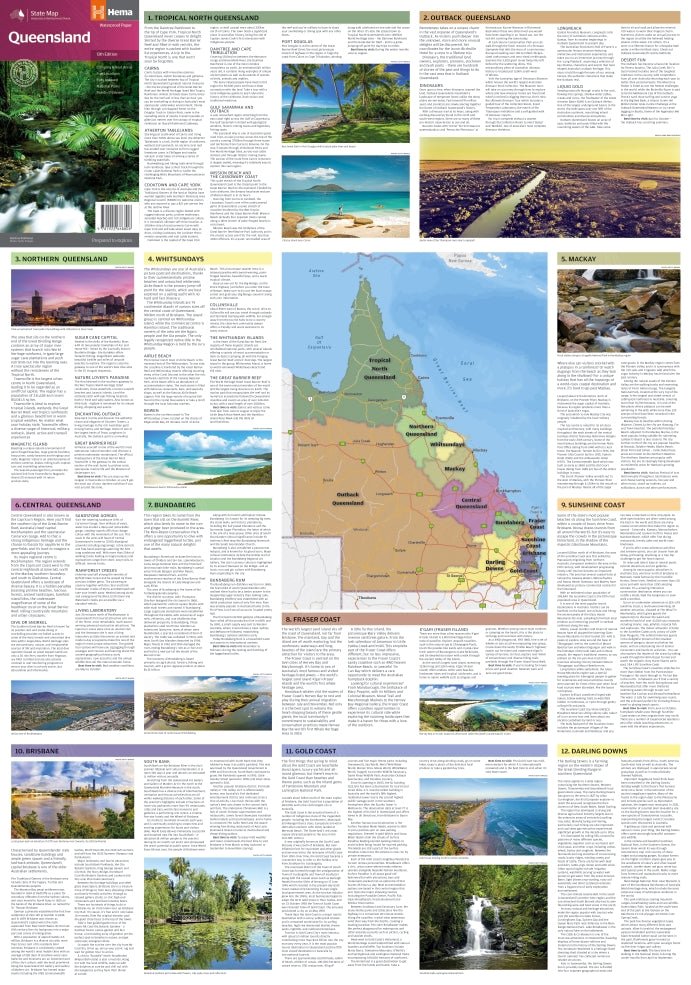 Queensland State Map | Hema Maps - Maps | A247 Gear