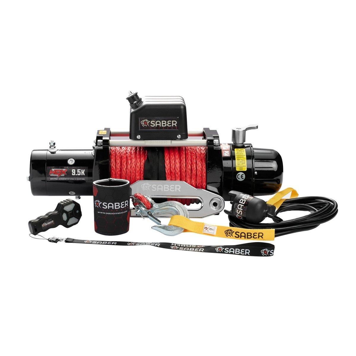 Saber HDX 12V Winch - 12,000lbs | Saber Offroad | A247 Gear