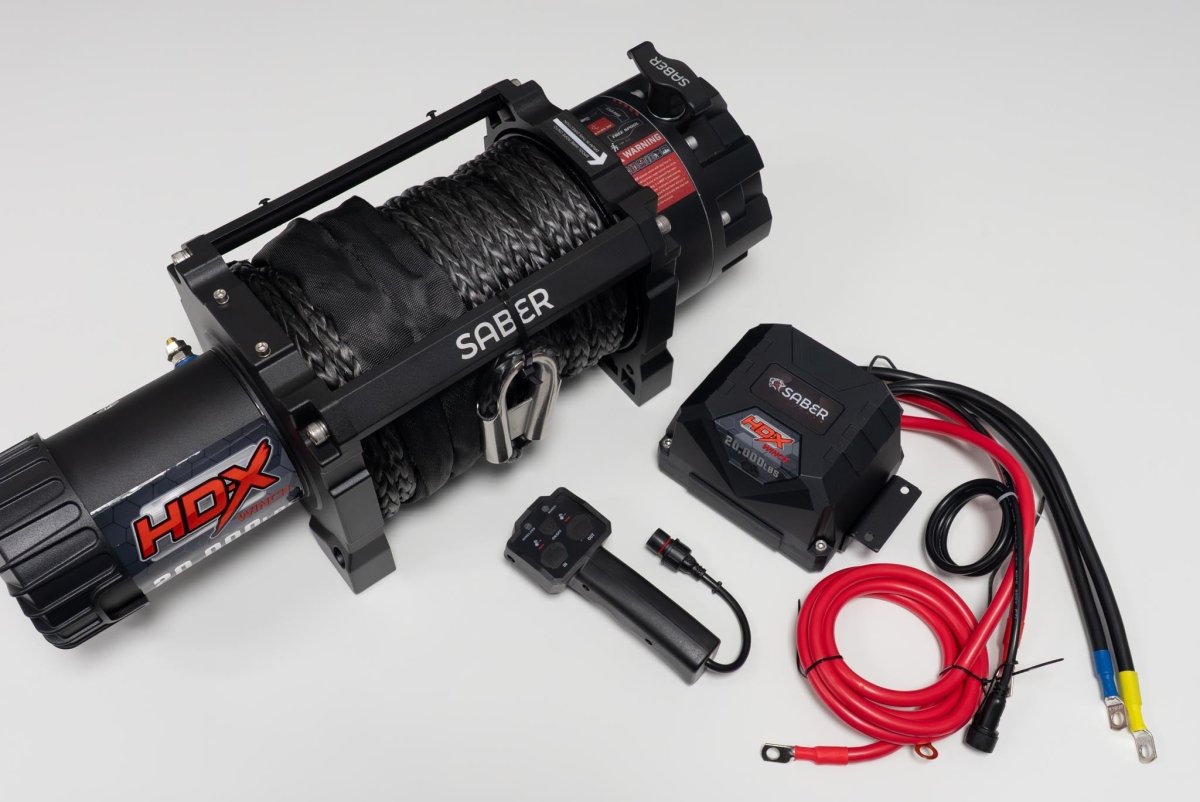 Saber HDX Winch 20,000LBS - 24V | Saber Offroad | A247 Gear