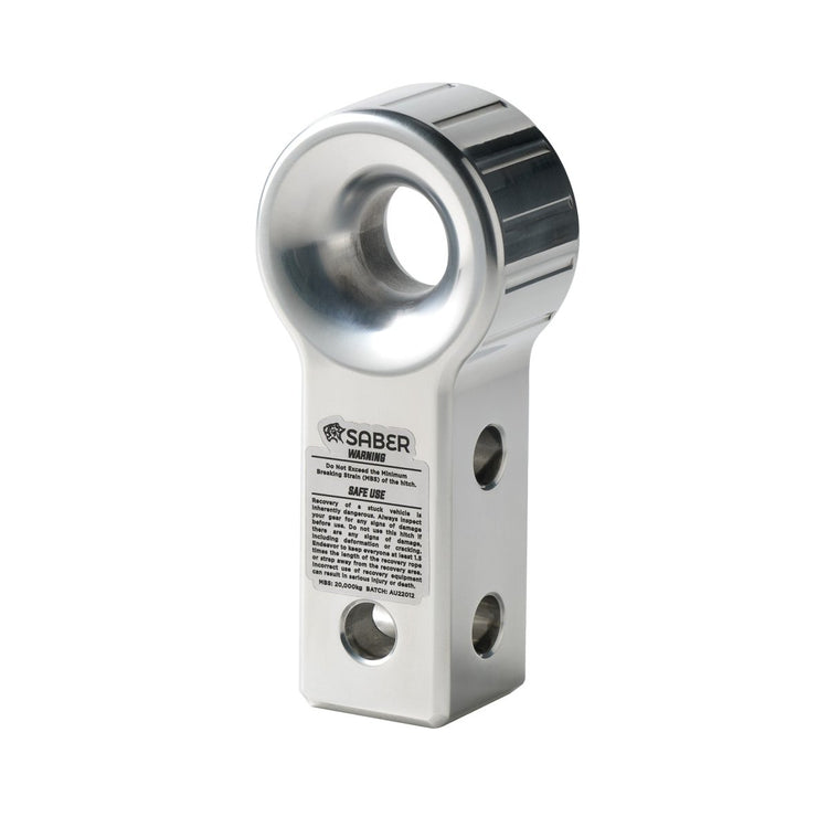 Saber Recovery Rear Hitch Polished Aluminium & 14K Soft Shackle Bundle | Saber Offroad | A247 Gear