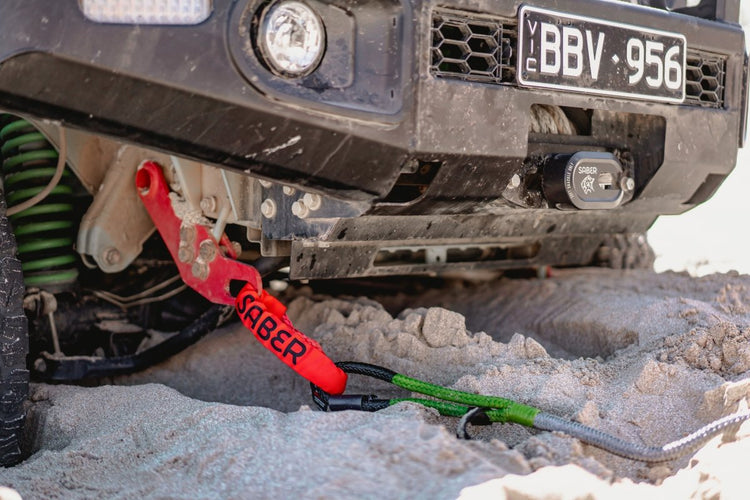 Saber Soft Shackle with Protective Sheath - 12,000KG | Saber Offroad | A247 Gear