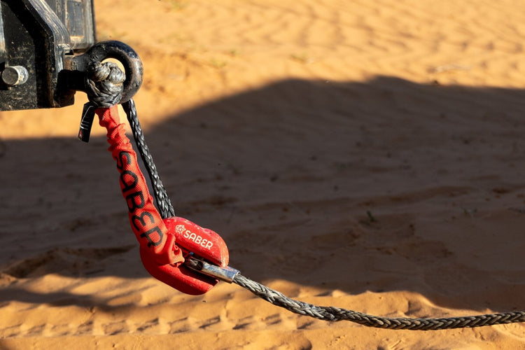 Saber Soft Shackle with Protective Sheath - 24,000KG | Saber Offroad | A247 Gear