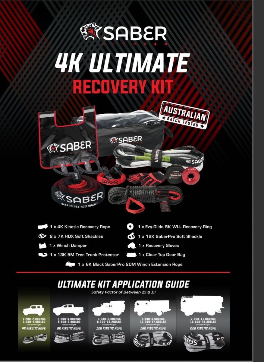 Saber Ultimate Recovery Kit - 4k | Saber Offroad | A247 Gear