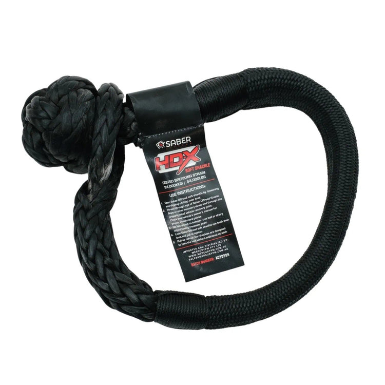 SaberPro HDX Technora Bound Soft Shackle - 24,000KG | Saber Offroad | A247 Gear