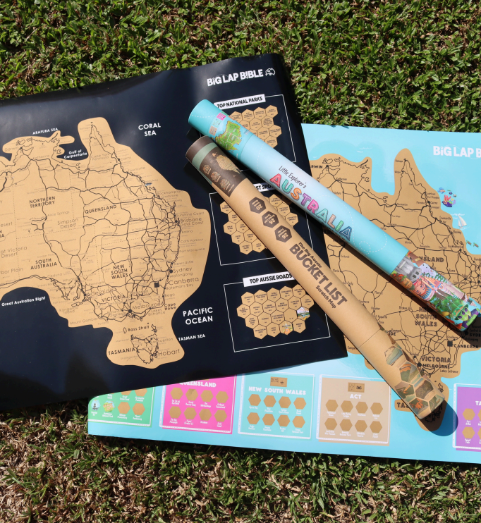 Little Explorer's Australia Scratch Off Map