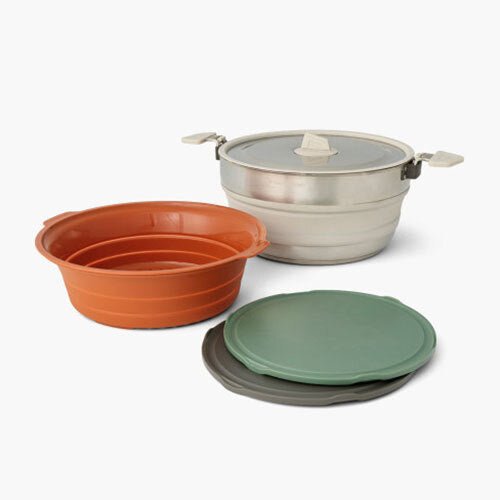 Load image into Gallery viewer, Sea to Summit Detour Essentials Camp Kitchen Kit - 5L Pot, Colander and cutting board set | Sea to Summit | A247 Gear
