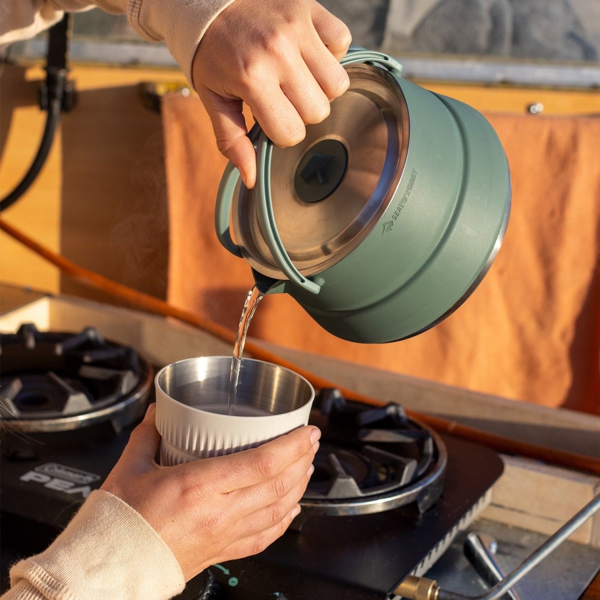 Sea to Summit Detour Stainless Steel Kettle Cook Set - [3 Piece] | Sea to Summit | A247 Gear