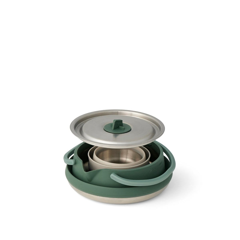Load image into Gallery viewer, Sea to Summit Detour Stainless Steel Kettle Cook Set - [3 Piece] | Sea to Summit | A247 Gear
