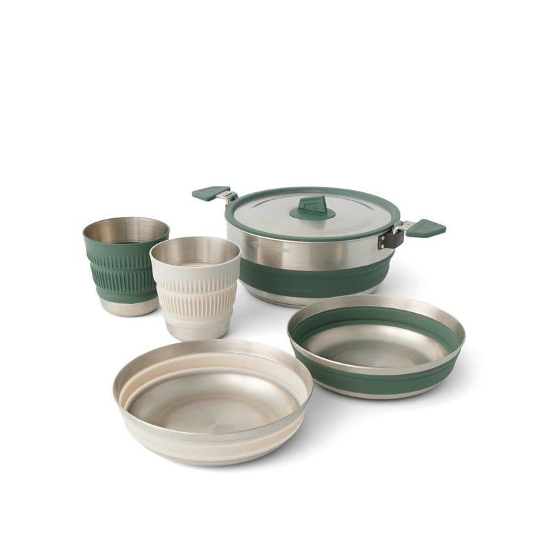 Load image into Gallery viewer, Sea to Summit Detour Stainless Steel One Pot Cook Set - [5 Piece] 3L Pot | Sea to Summit | A247 Gear
