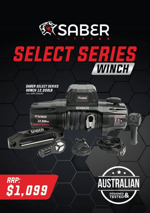 Select Series 12,000lbs Winch | Saber Offroad | A247 Gear