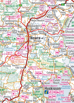 South East New South Wales Map | Hema Maps - Maps | A247 Gear