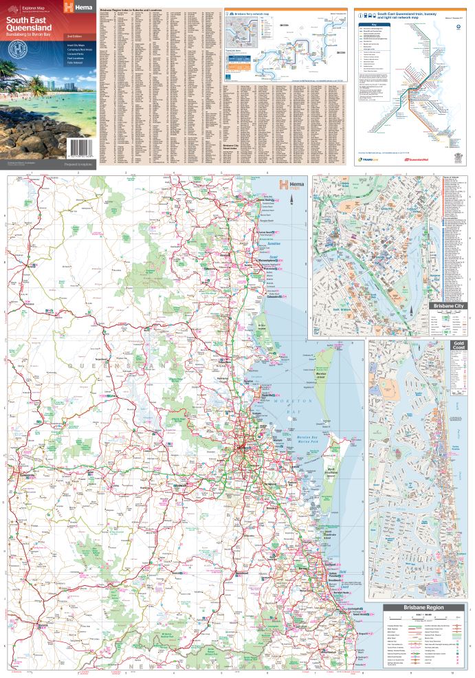 South East Queensland Map | Hema Maps - Maps | A247 Gear