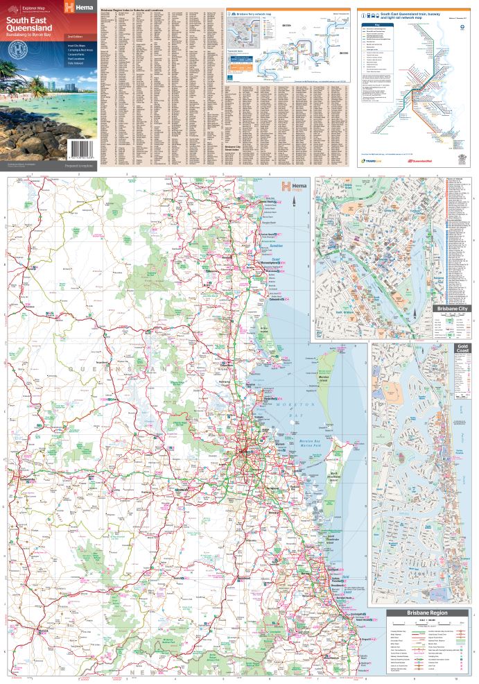 Load image into Gallery viewer, South East Queensland Map | Hema Maps - Maps | A247 Gear
