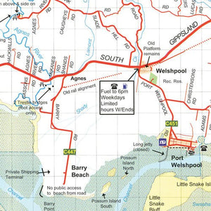 South Gippsland - Wilsons Promontory Map | Rooftop Maps | A247 Gear