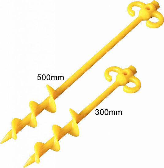 SUPAPEG - Sand Screw Peg  6 x (15mm x 300mm) Kit