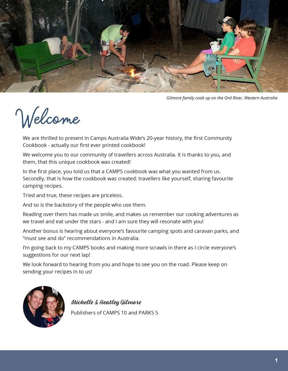 The Camps Australia Wide Community Cookbook | Camps Australia Wide | A247 Gear