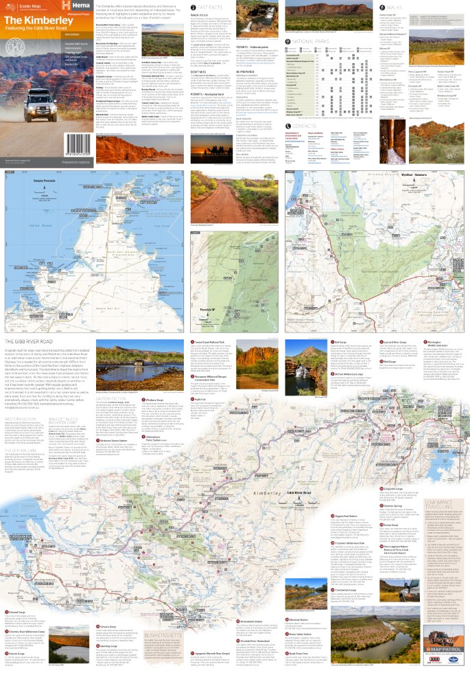 The Kimberley Map | Hema Maps - Maps | A247 Gear