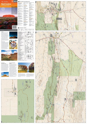 The Red Centre Map | Hema Maps - Maps | A247 Gear