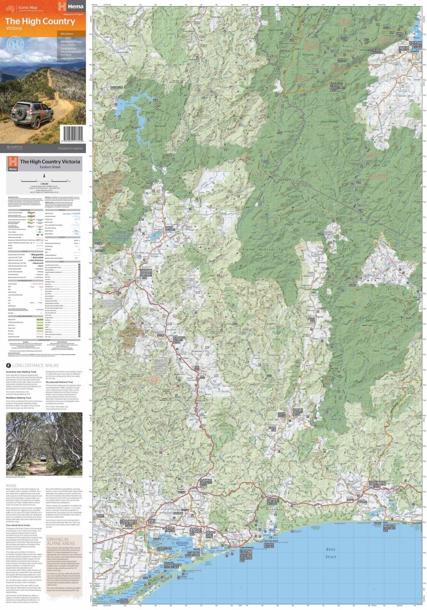 The Victorian High Country Map | Hema Maps - Maps | A247 Gear