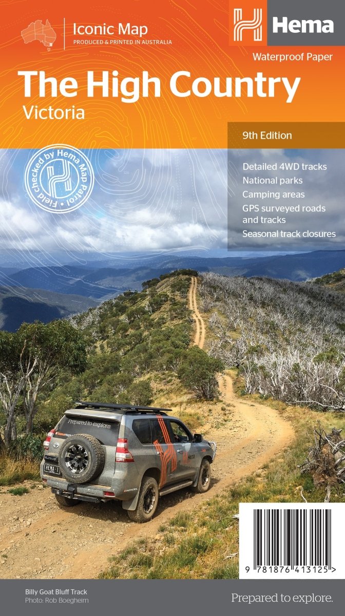 The Victorian High Country Map | Hema Maps - Maps | A247 Gear