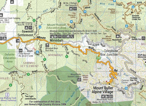 The Victorian High Country - North Western Map | Hema Maps - Maps | A247 Gear