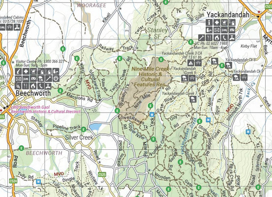 The Victorian High Country - North Western Map | Hema Maps - Maps | A247 Gear