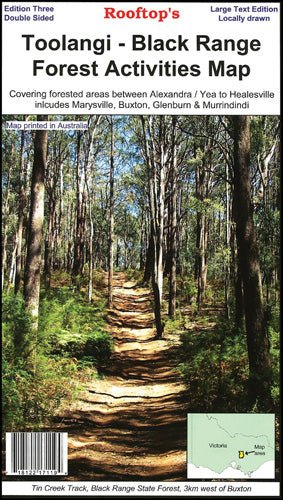 Toolangi - Black Range Map | Rooftop Maps | A247 Gear