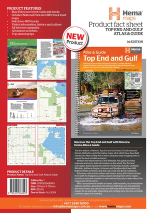 Top End and Gulf Atlas & Guide | Hema Maps - Books | A247 Gear