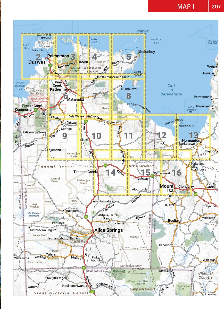 Top End and Gulf Atlas & Guide | Hema Maps - Books | A247 Gear