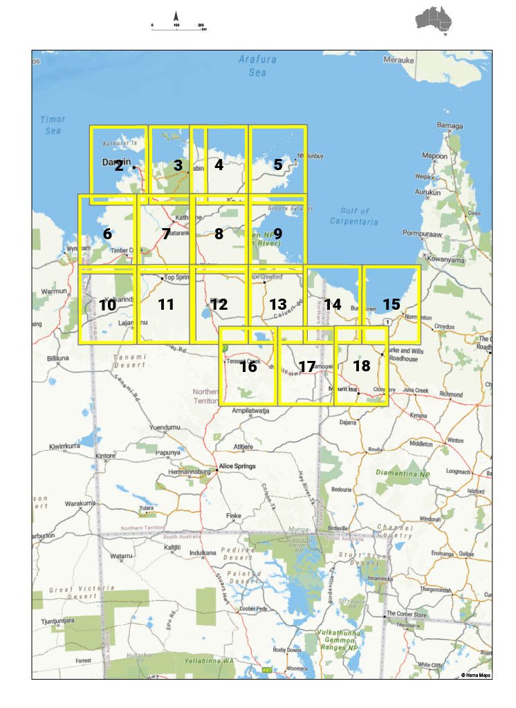 Top End and Gulf Atlas & Guide | Hema Maps - Books | A247 Gear
