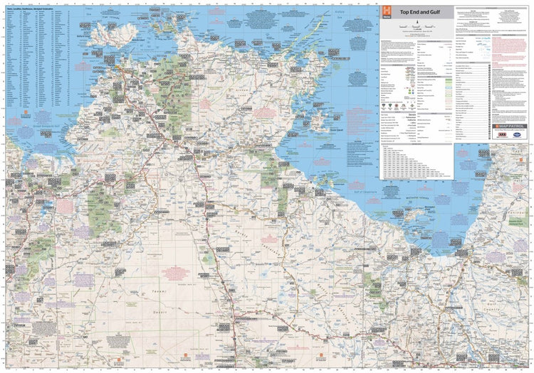 Top End and Gulf Map | Hema Maps - Maps | A247 Gear