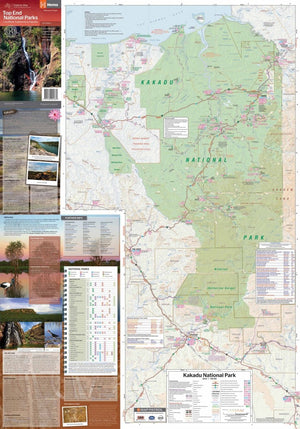 Top End National Parks Map: Litchfield, Katherine & Kakadu | Hema Maps - Maps | A247 Gear