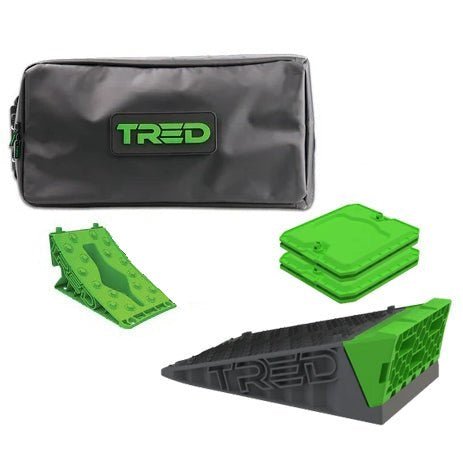Tred GT Single Axle Leveling Bundle - Camper Trailer Pack | Green - Black | Tred | A247 Gear