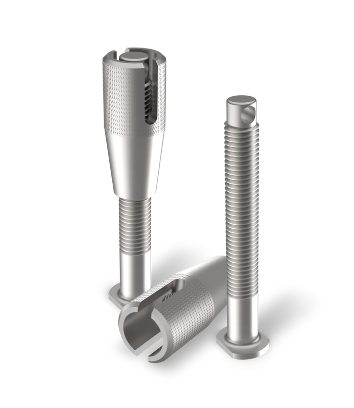 Load image into Gallery viewer, TRED 115mm Mounting Pins with Nut (PAIR)
