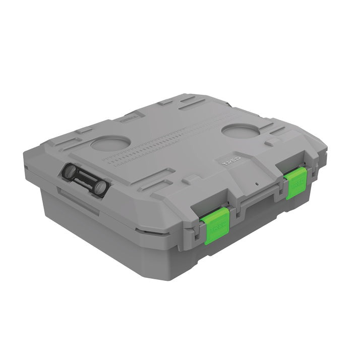 Load image into Gallery viewer, TRED GT Storage Box 25L - Shallow - Grey With Green
