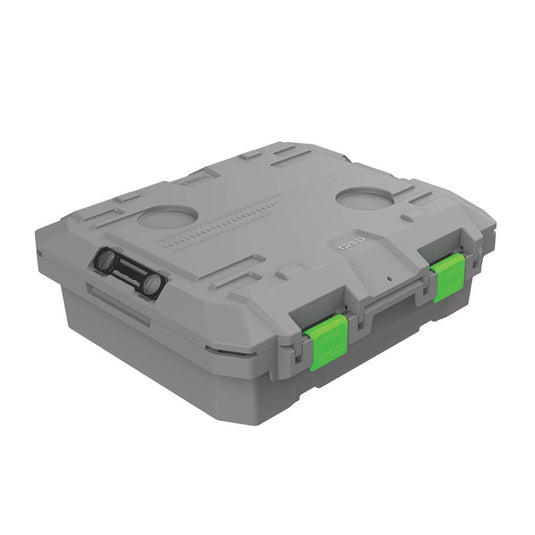 TRED GT Storage Box 25L - Shallow - Grey With Green