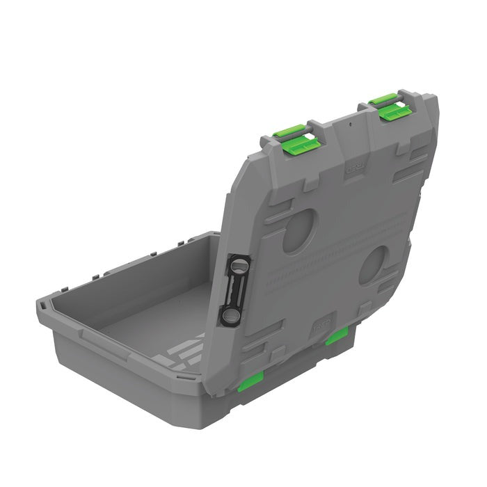 Load image into Gallery viewer, TRED GT Storage Box 25L - Shallow - Grey With Green
