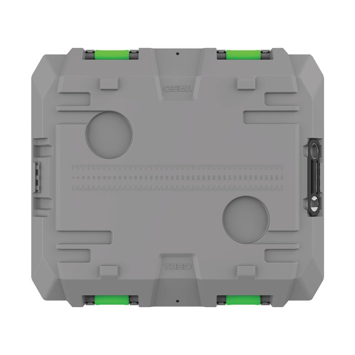 Load image into Gallery viewer, TRED GT Storage Box 25L - Shallow - Grey With Green
