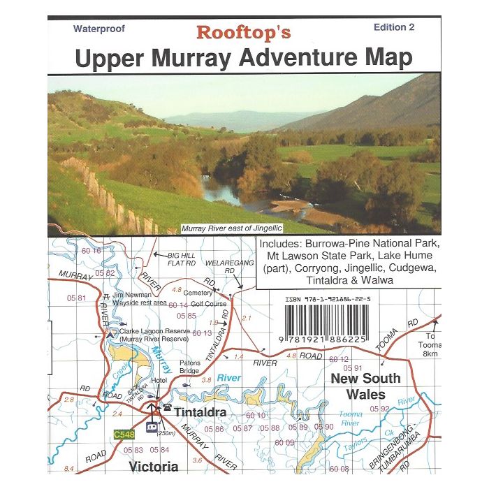 Upper Murray Adventure Map | Rooftop Maps | A247 Gear