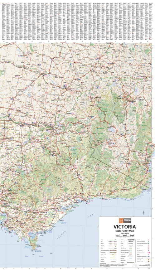 Victoria Handy Map | Hema Maps - Maps | A247 Gear