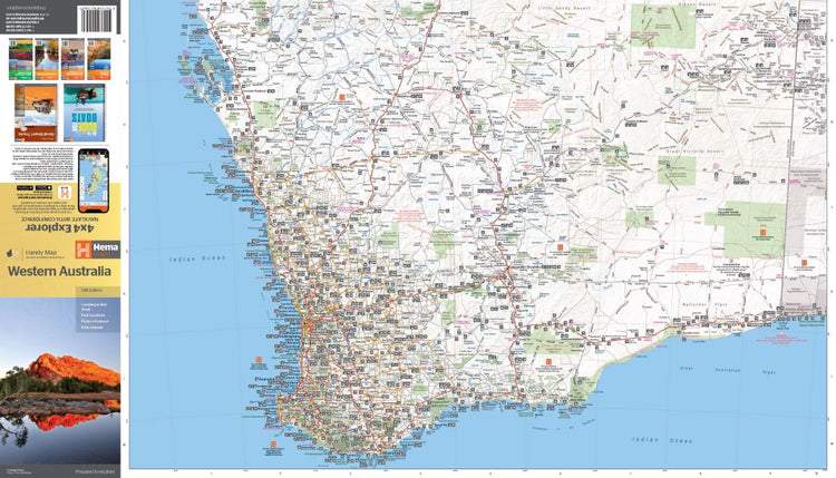 Western Australia Handy Map | Hema Maps - Maps | A247 Gear