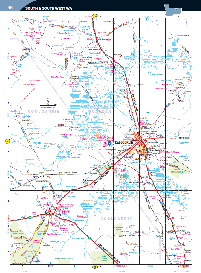 Western Australia Road & 4WD Track Atlas (3rd Edition) | Hema Maps - Books | A247 Gear