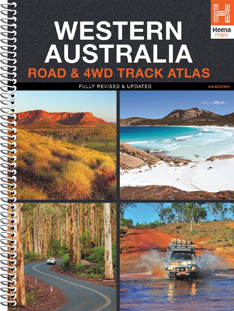 Western Australia Road & 4WD Track Atlas (3rd Edition) | Hema Maps - Books | A247 Gear