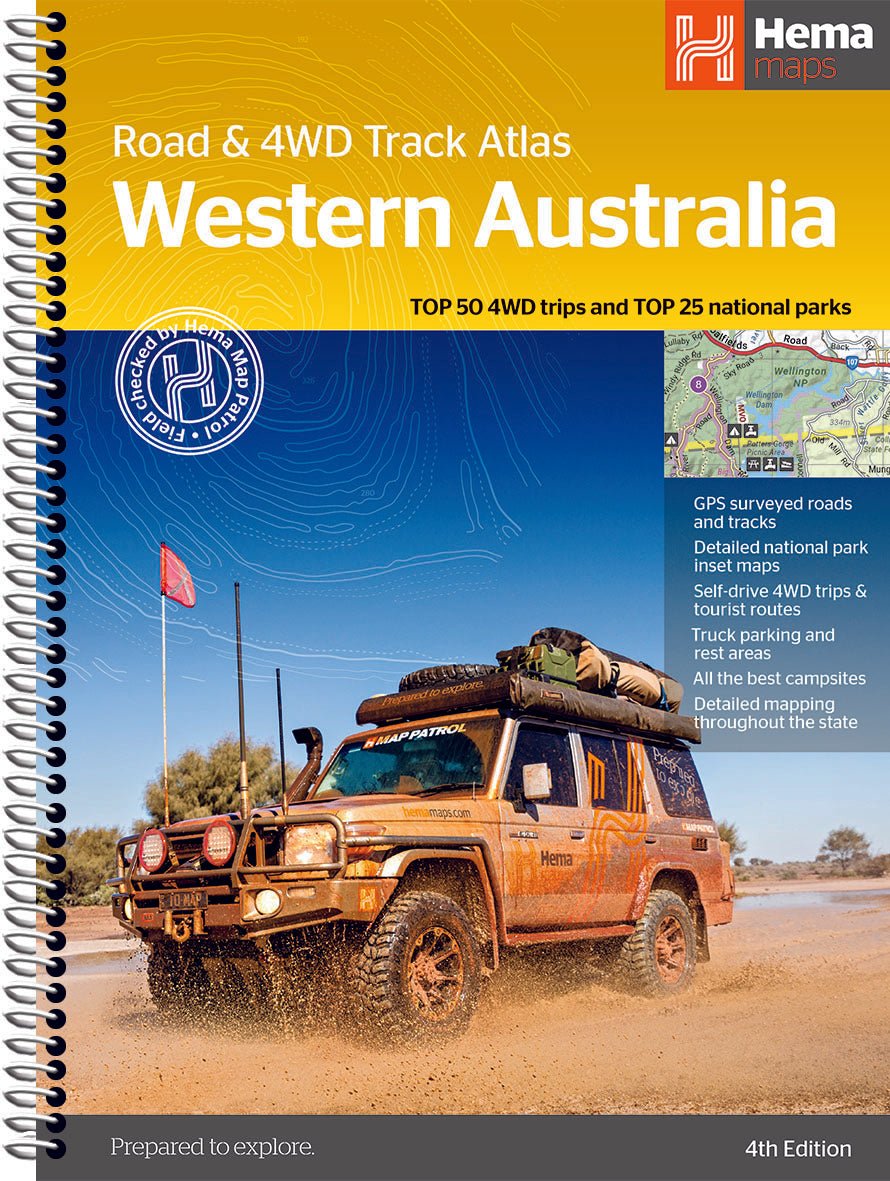 Western Australia Road & 4WD Track Atlas | Hema Maps - Books | A247 Gear