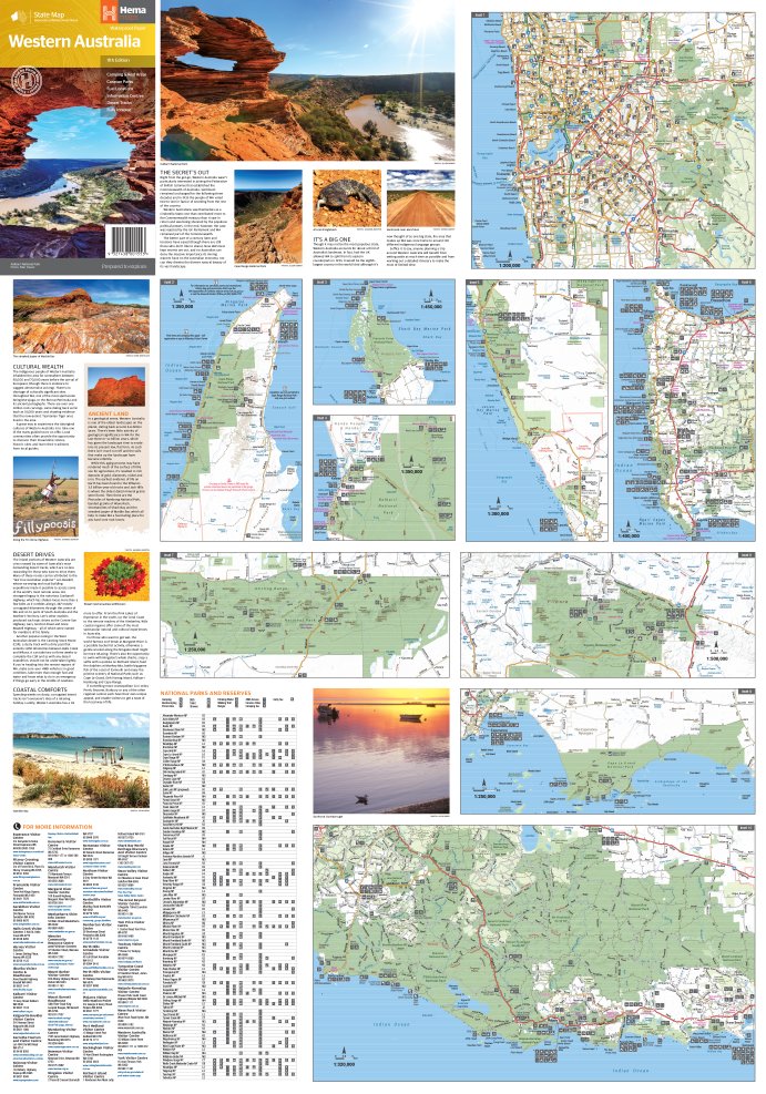 Western Australia State Map | Hema Maps - Maps | A247 Gear