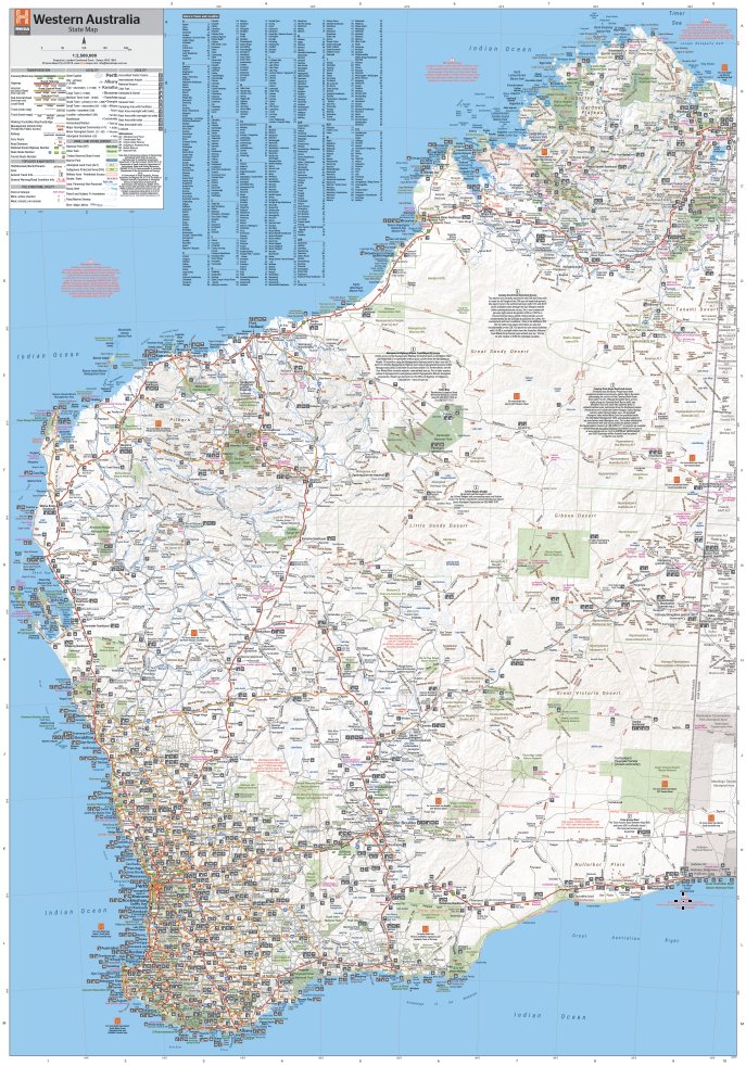 Western Australia State Map | Hema Maps - Maps | A247 Gear