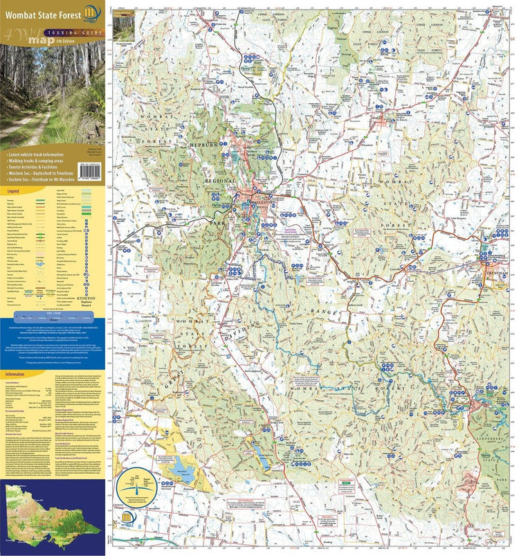 Wombat State Forest 4WD Map | Meridian Maps | A247 Gear